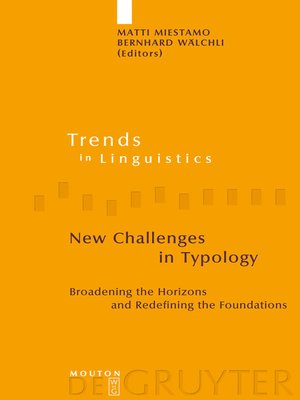 cover image of New Challenges in Typology